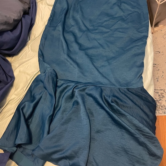 Blue Fishtail or Mermaid High Waist Skirt - Picture 3 of 3